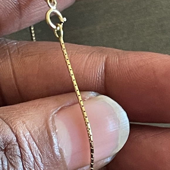 18k gold barrel chain - Picture 1 of 3